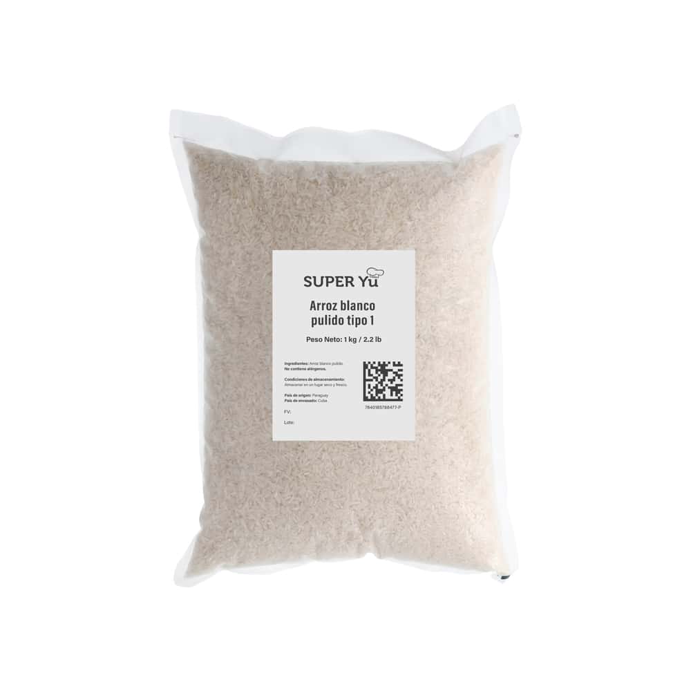 Arroz blanco pulido tipo 1 Super Yu (1 kg / 2.2 lb) - Miniatura 2