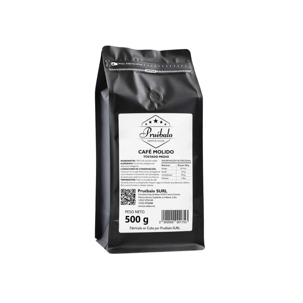 Café molido tostado medio Pruébalo (500 g / 1.1 lb) - Miniatura 1