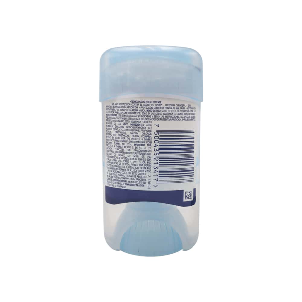 Desodorante en gel antitranspirante aroma a coco para mujer Secret (45 g / 1.59 oz) - Miniatura 4