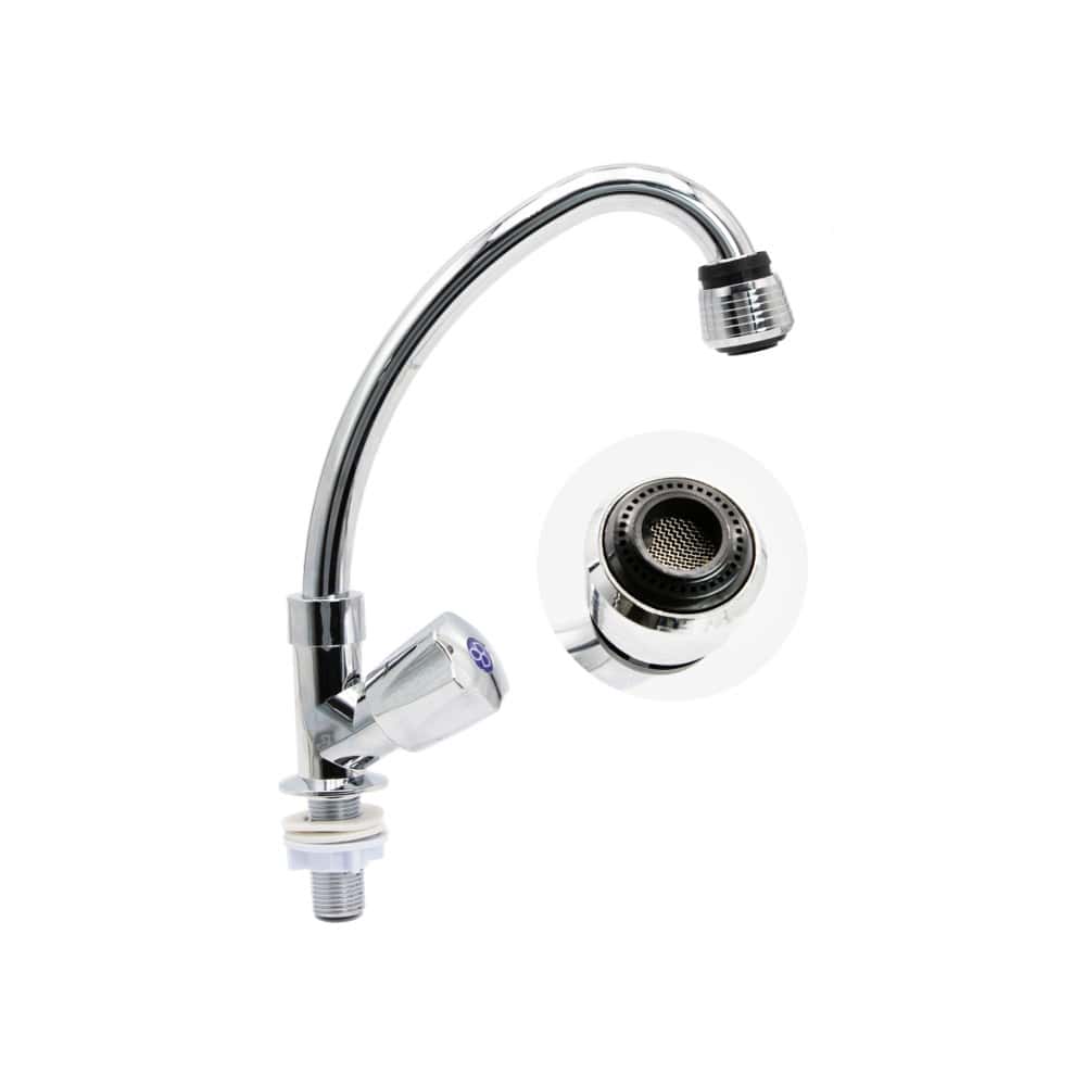 Llave individual de ABS cromado para fregadero Griven - Miniatura 7