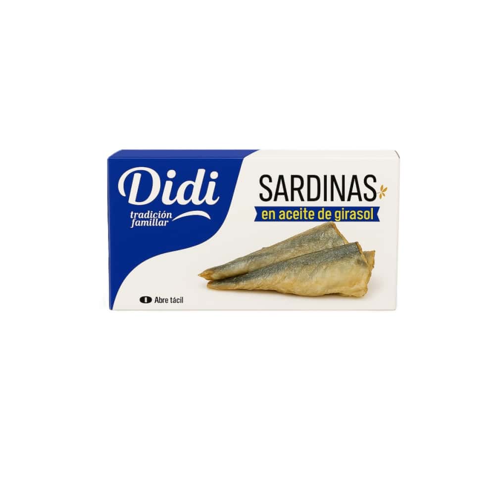 Sardinas en aceite de girasol Didi (125 g / 4.41 oz) - Miniatura 1