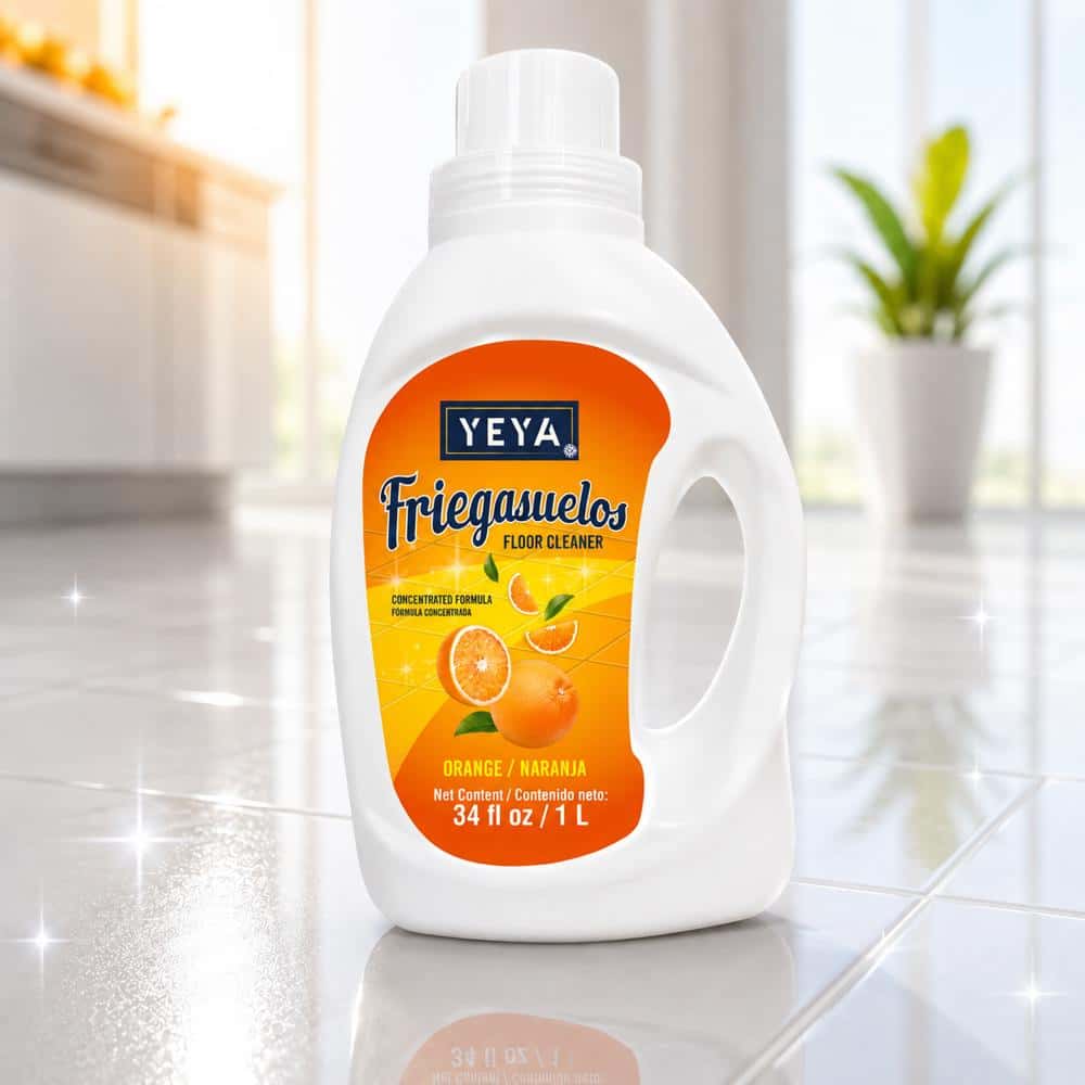 Friegasuelos con aroma a naranja YEYA (1 L / 34 oz) - Miniatura 4