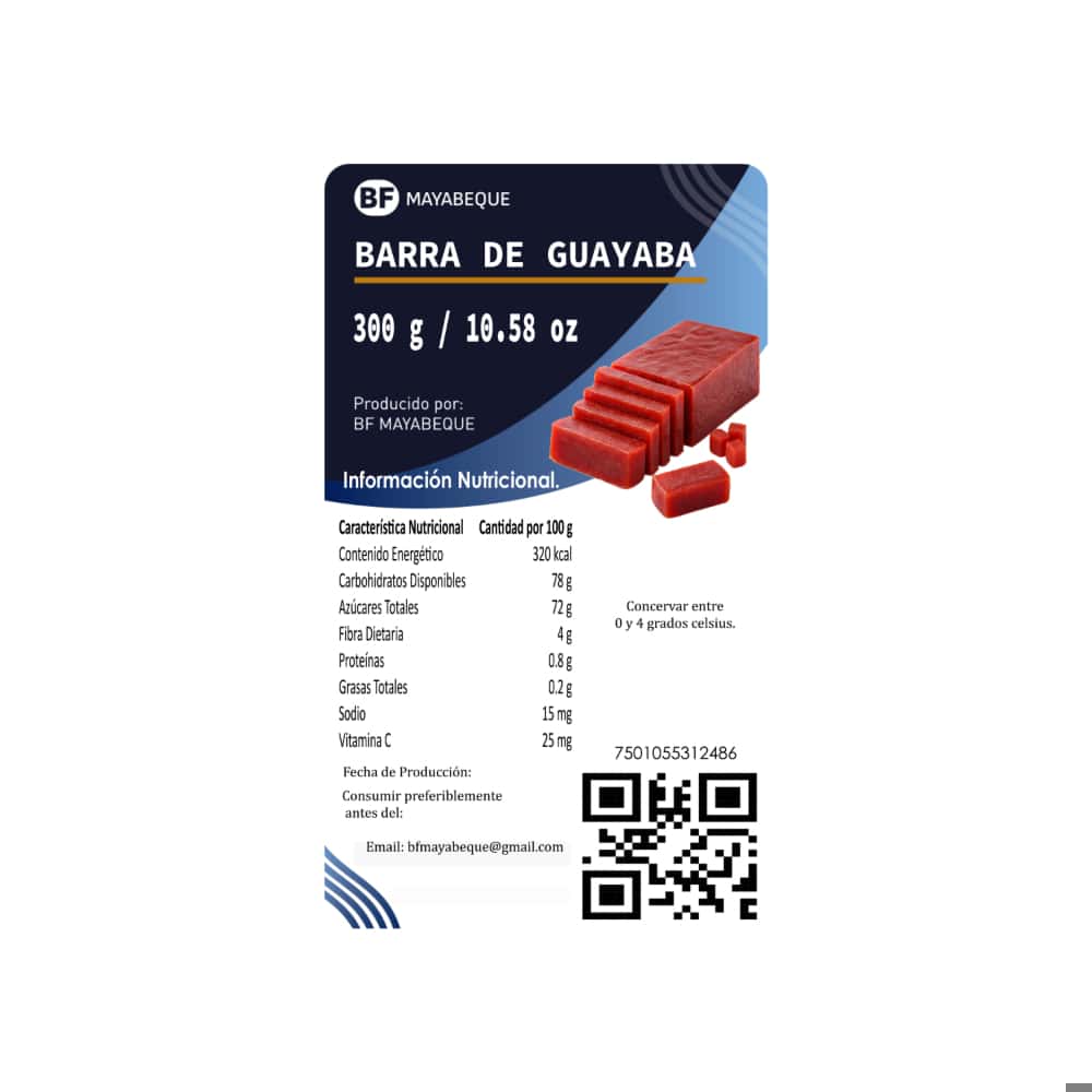 Barra de guayaba BF Mayabeque (300 g / 10.58 oz) - Miniatura 4