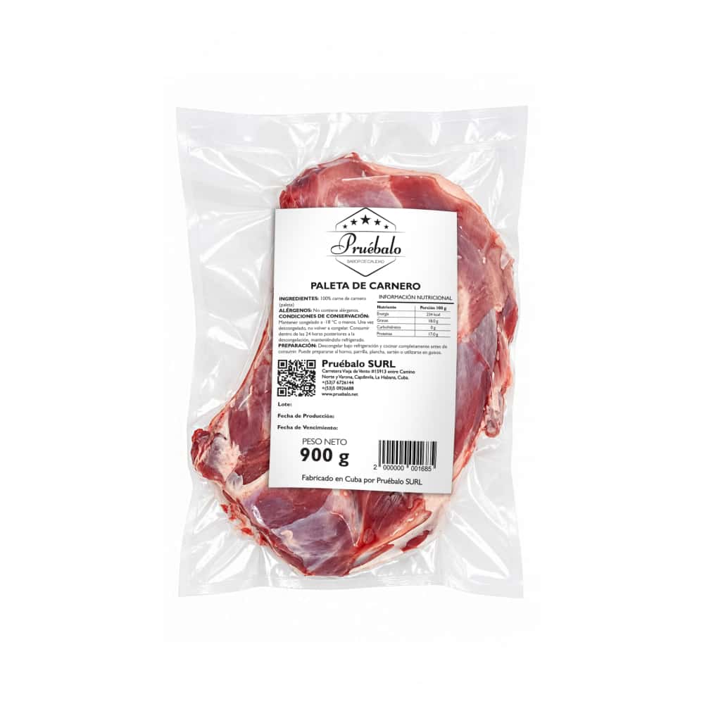 Paleta de carnero Pruébalo (900 g / 1.98 lb) - Miniatura 2