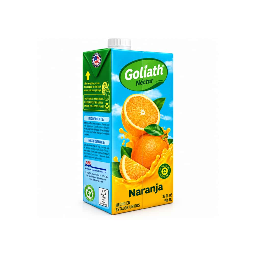 Néctar sabor naranja Goliath (946 ml / 32 fl oz) - Miniatura 1