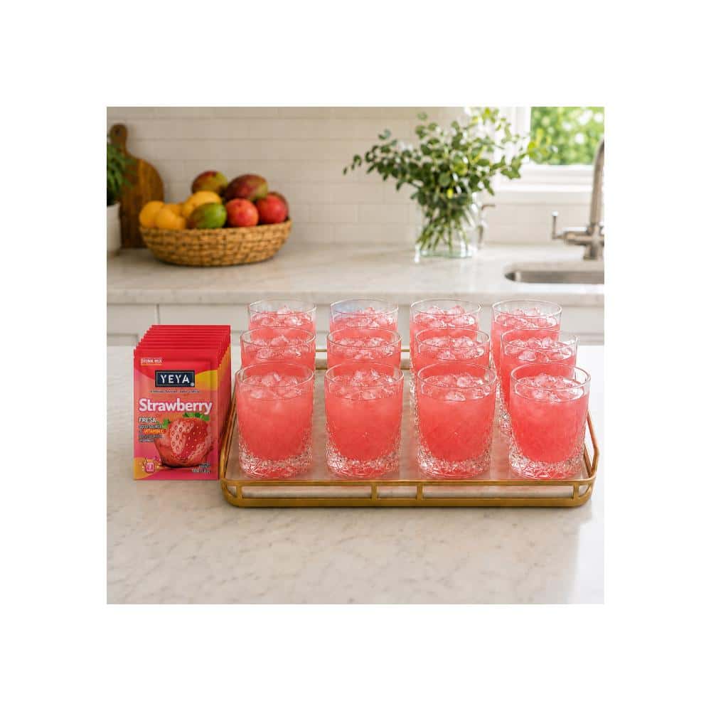 Refresco instantáneo sabor fresa YEYA (26 x 10g / 0.3 oz) - Miniatura 3