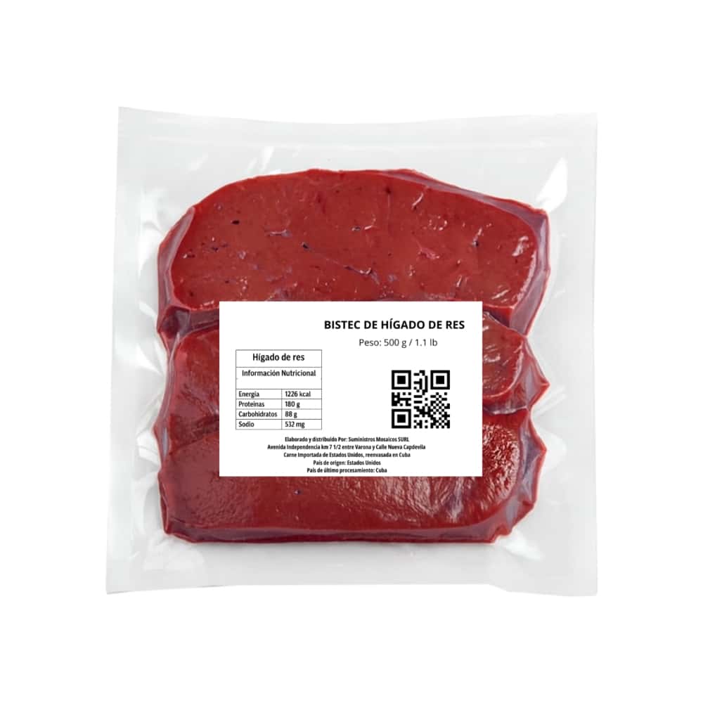 Bistec de hígado de res Yunque (500 g / 1.1 lb) - Miniatura 3