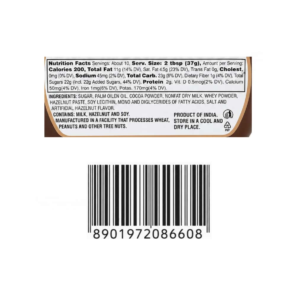 Crema de avellanas con cacao - tipo nutella - Nuty Cream Castellum (150 g / 5.3 oz) - Miniatura 3