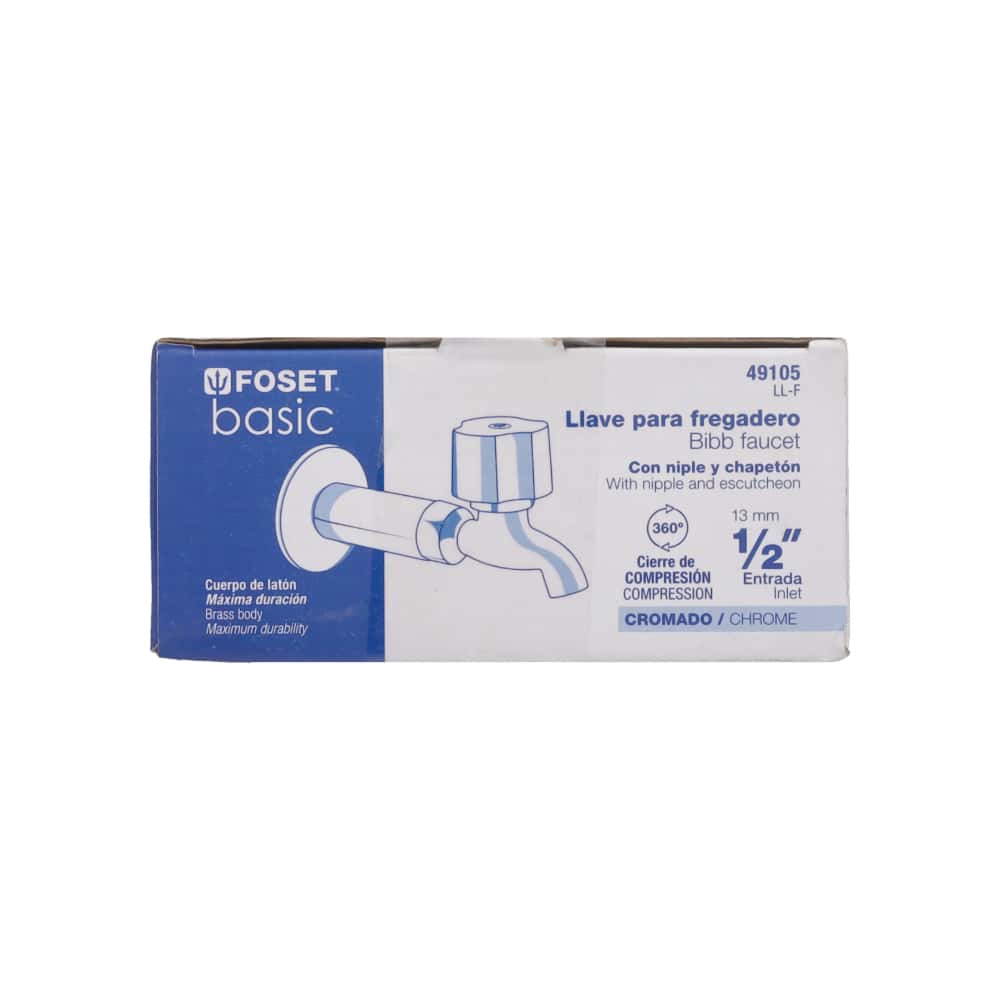 Llave de hierro para fregadero Foset LL-F - Miniatura 2