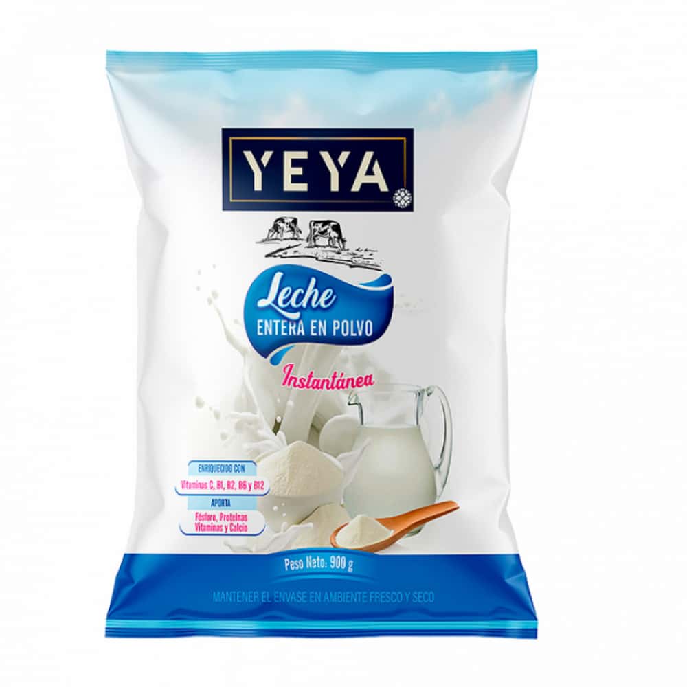 Leche entera en polvo YEYA (900 g / 1.98 lb) - Miniatura 1