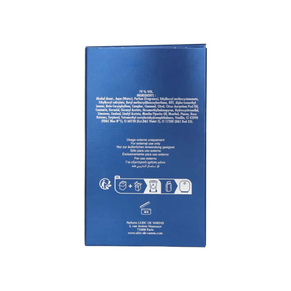 Agua de tocador para hombre Night Ulric de Varens (100 ml / 3.4 oz) - Miniatura 3