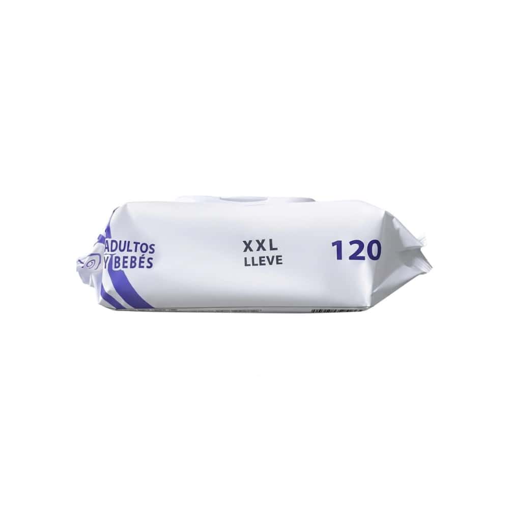 Toallitas húmedas para uso general con provitamina B5, vitamina E y tamaño XXL Koria (120 U) - Miniatura 3