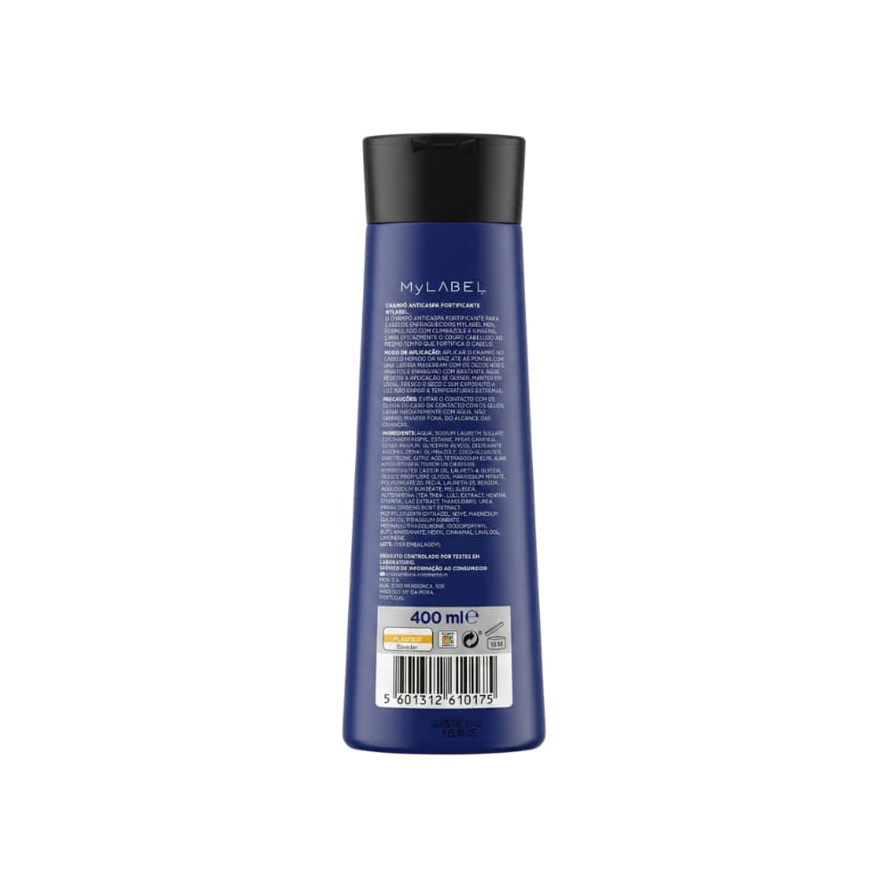 Champú anticaspa fortificante para hombres MyLabel (400 mL / 13.52 fl oz) - Miniatura 2