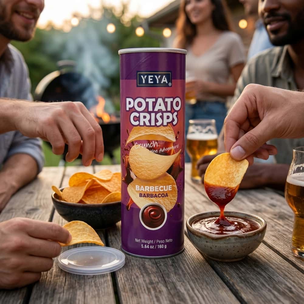 Papas fritas crujientes sabor a salsa barbacoa YEYA (160 g / 5.64 oz) - Miniatura 5