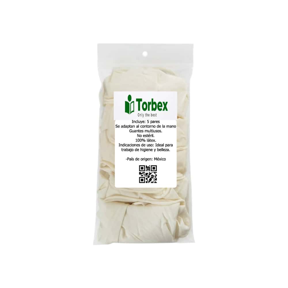 Guantes multiusos de látex Torbex (Talla M) - Miniatura 2