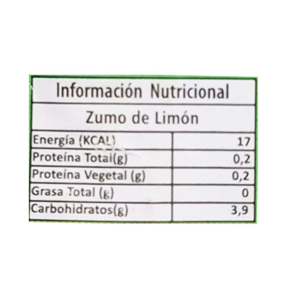 Zumo de limón (5 x 1 L) - Miniatura 3