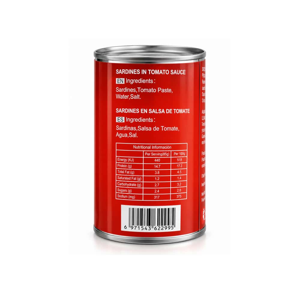 Sardinas en salsa de tomate La Sabrosa (425 g / 14.99 oz) - Miniatura 2