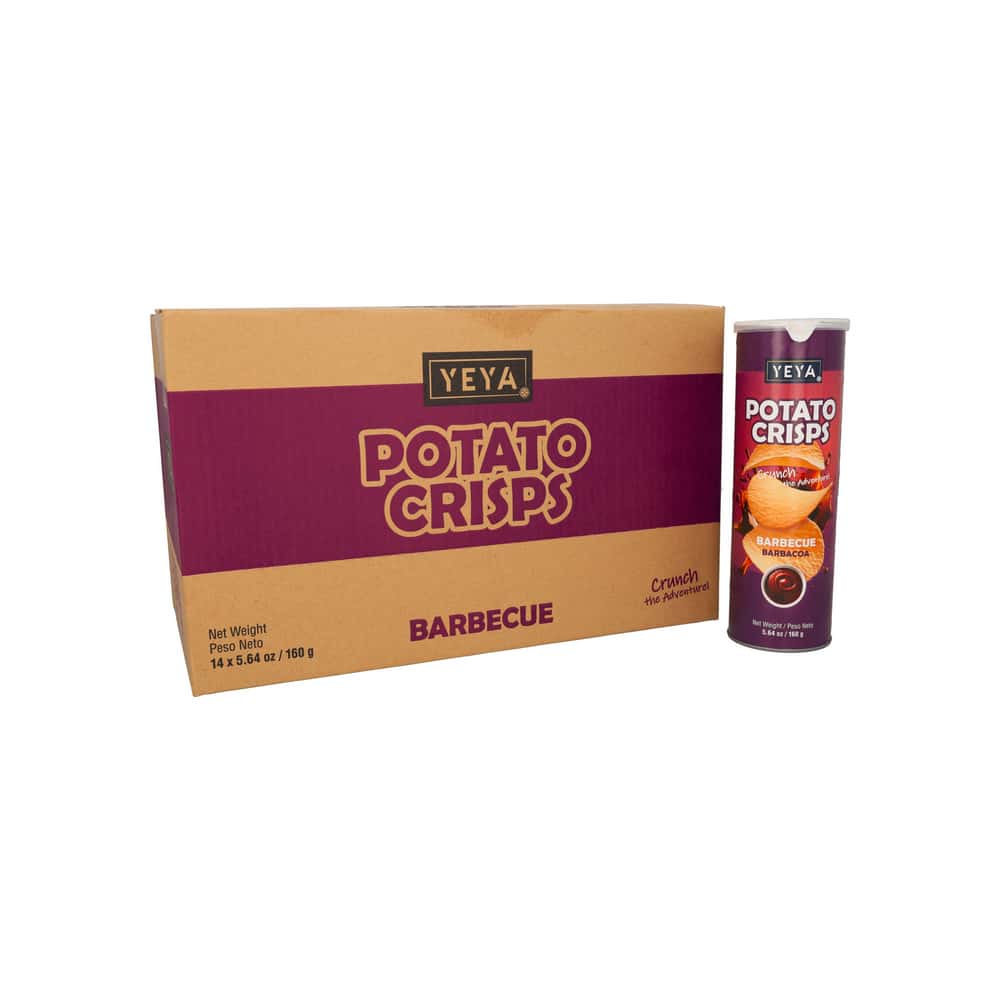 Papas fritas crujientes sabor barbacoa YEYA (14 X 160 g / 5.64 oz) - Miniatura 1