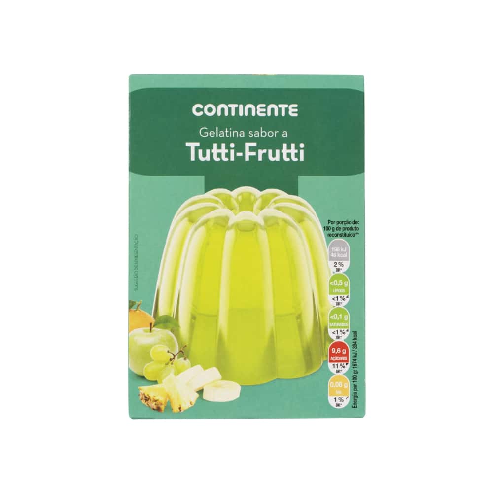 Gelatina en polvo tutti frutti Continente (2 x 67 g / 2.36 oz) - Miniatura 1