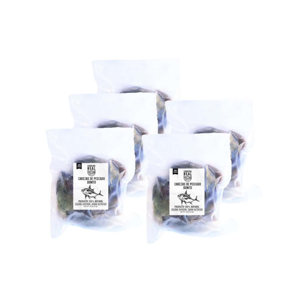Cabezas de pescado bonito Cosecha Real (5 x 2 kg / 4.4 lb) - Miniatura 1