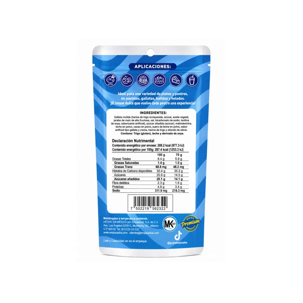 Sazonador sabor galletas de chocolate Pragná (70 g / 2.47 oz) - Miniatura 2