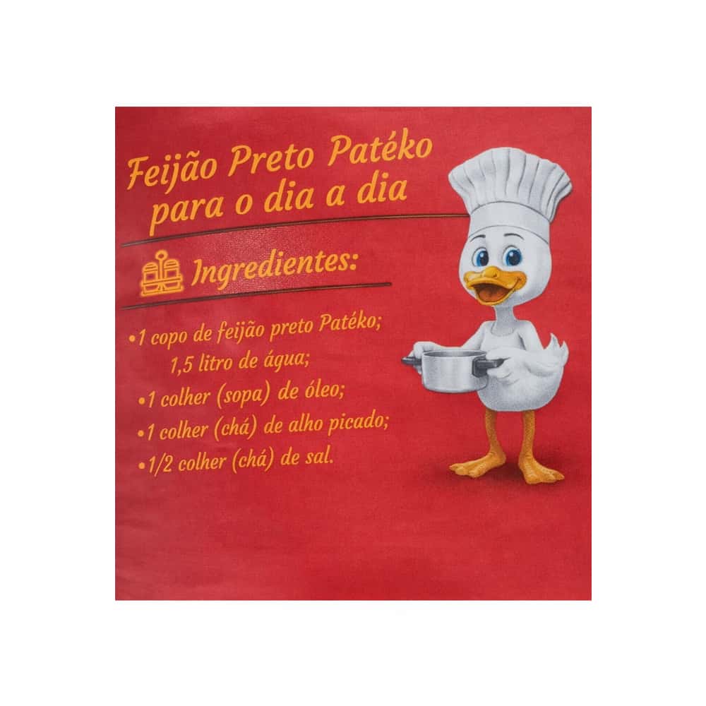 Frijoles negros Patéko (4 x 1 kg / 2.2 lb) - Miniatura 4