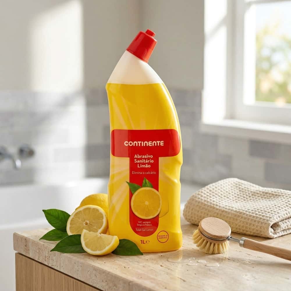Gel abrasivo sanitario limón Continente (1 L / 33.8 fl oz) - Miniatura 4