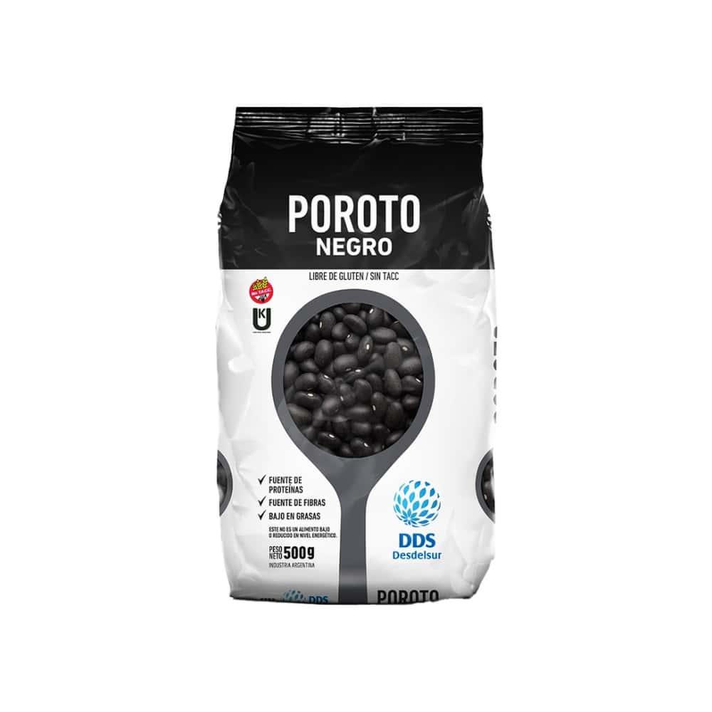 Frijoles negros DDS Desdelsur (500 g / 1.10 lb) - Miniatura 1