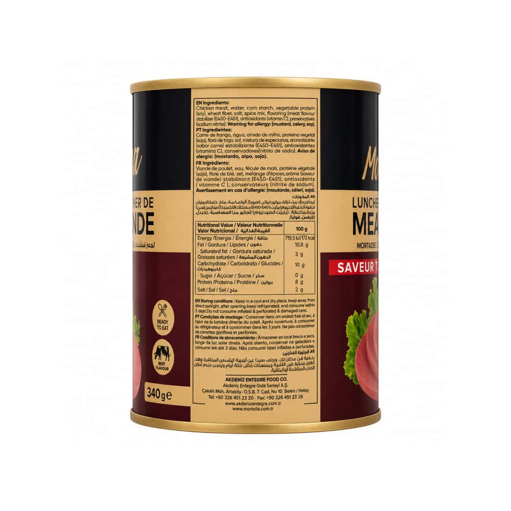 Mortadela especial sabor carne Mortella (340 g / 12.0 oz) - Miniatura 3