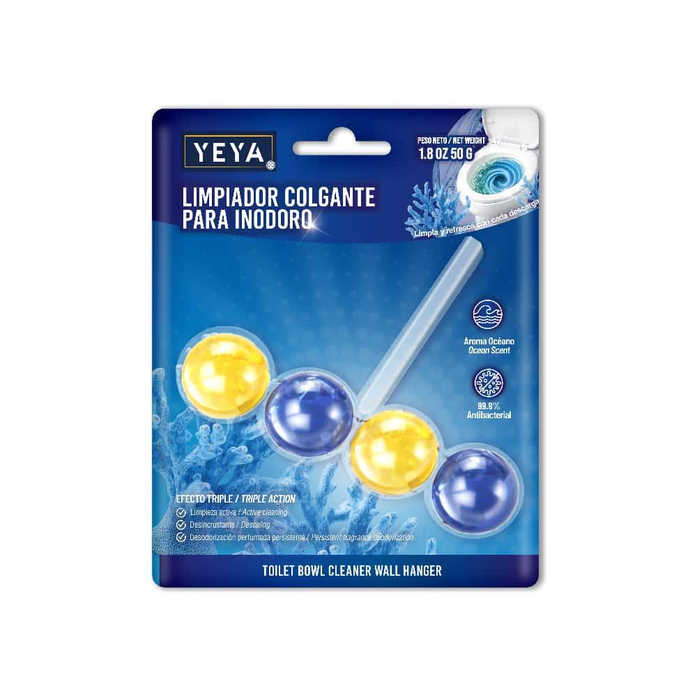 Limpiador colgante para inodoro aroma océano YEYA (50 g / 1.8 oz) - Miniatura 1