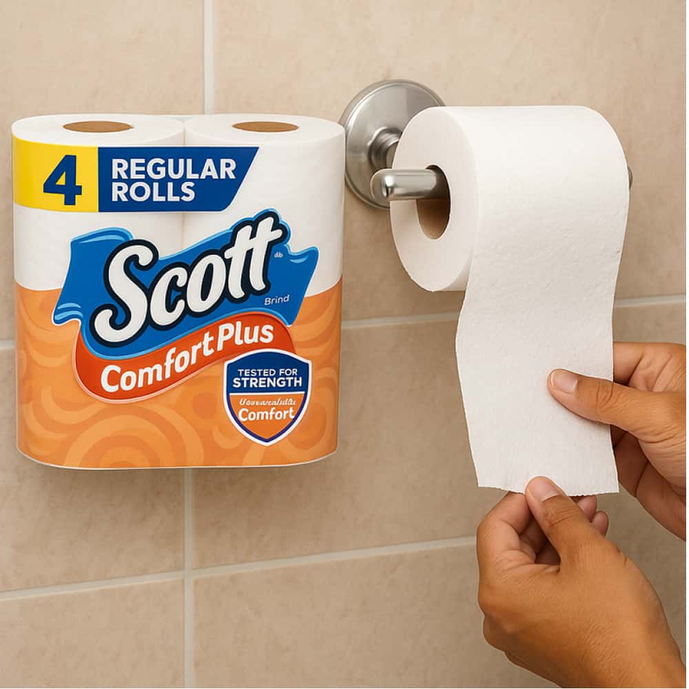 Papel sanitario doméstico Scott Brand (4 U) - Miniatura 3