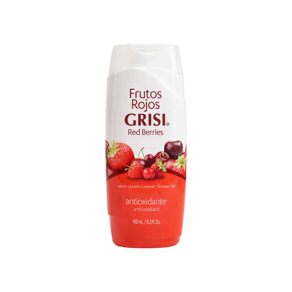 Jabón líquido corporal antioxidante frutos rojos Grisi (450 ml) - Miniatura 1