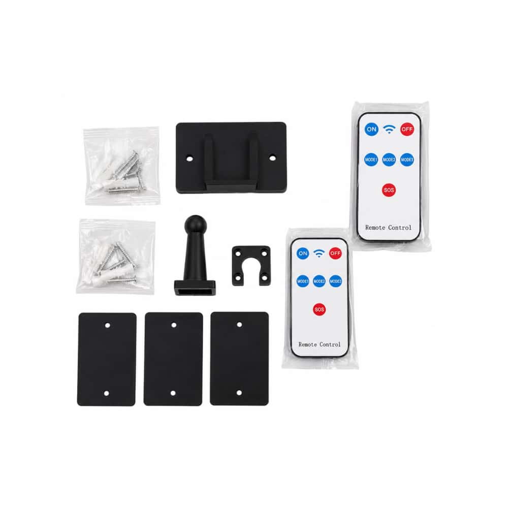Lámparas de pared con paneles solares para exteriores XL Soluciones - Miniatura 3