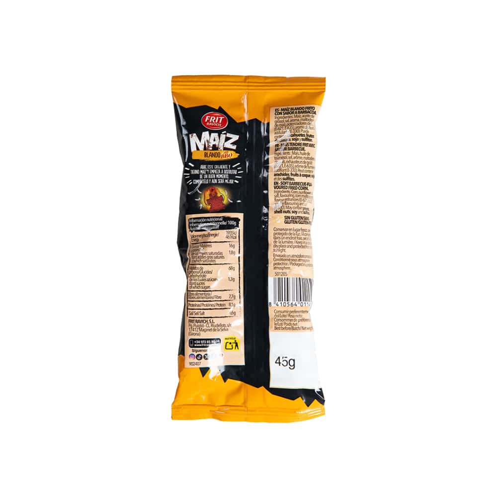 Maíz blando sabor barbacoa Frit Ravich (45 g / 1.58 oz) - Miniatura 3