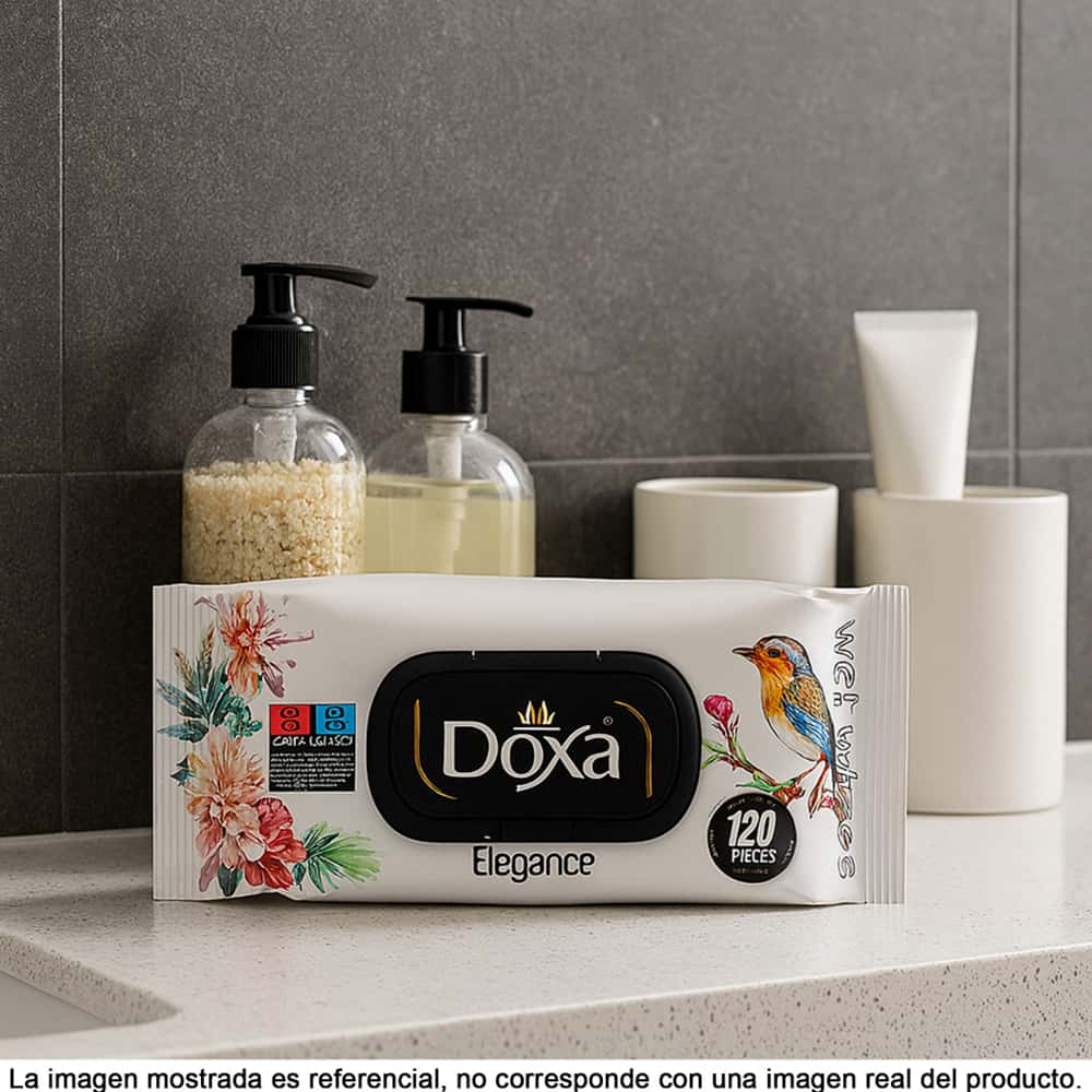 Toallitas húmedas Doxa Elegance (3 x 120 U) - Miniatura 4