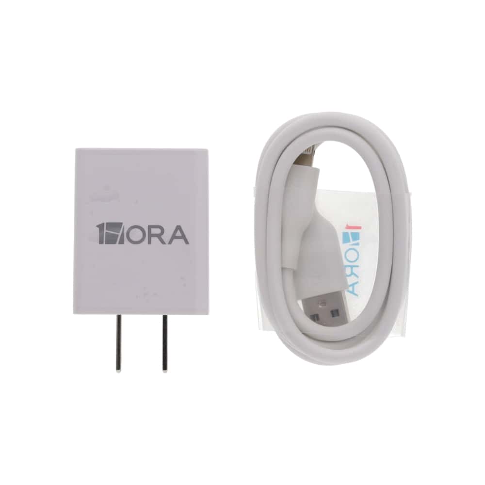 Cargador blanco de 12W cable IP 2.4A 1Hora GAR143 - Miniatura 1