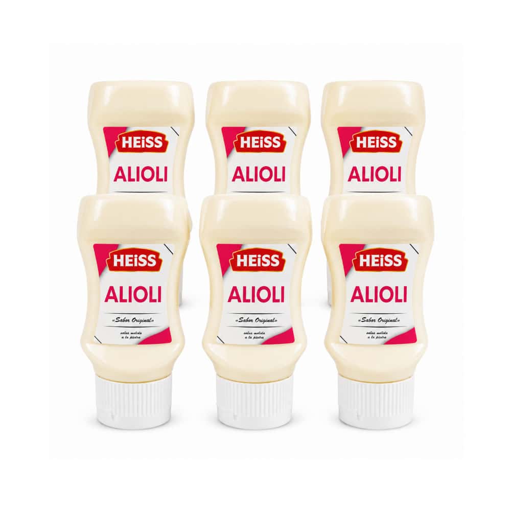 Mayonesa Alioli Heiss (6 x 260 g / 9.7 oz) - Miniatura 1