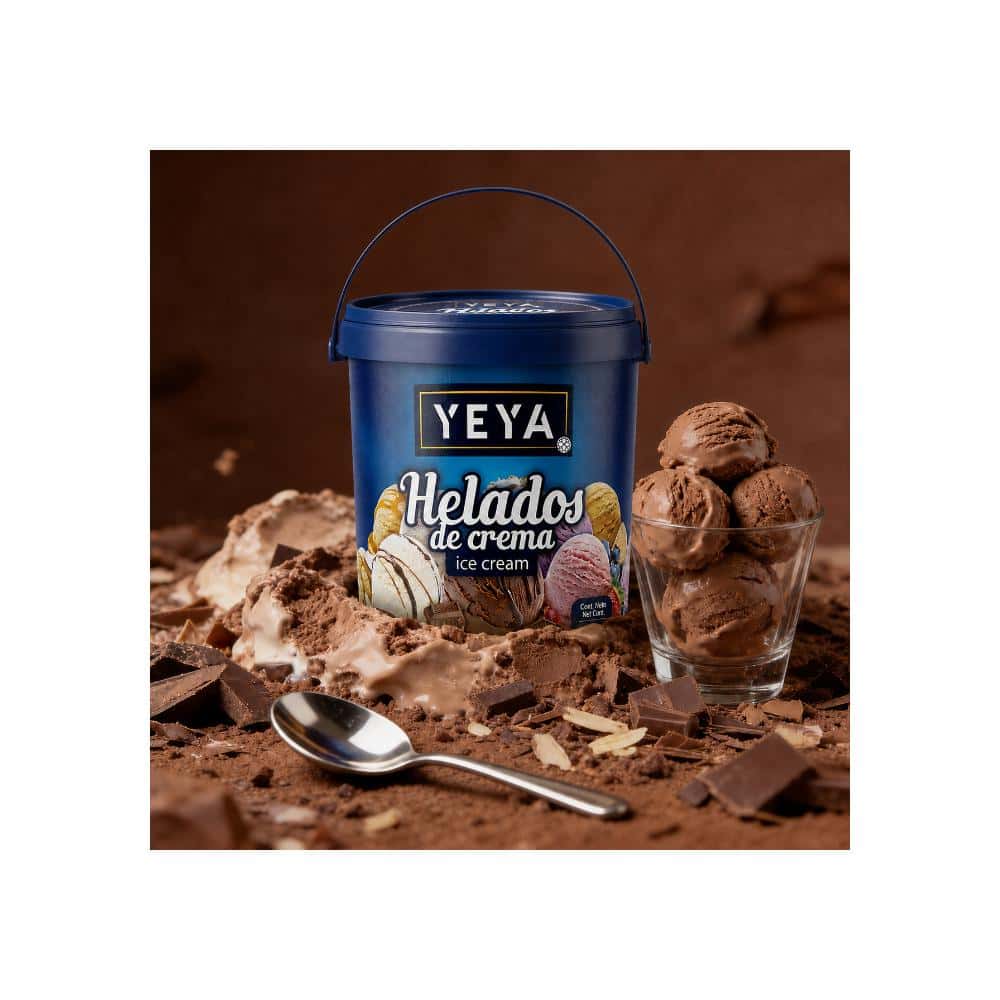 Helado de crema sabor a chocolate (1 L) - Miniatura 4