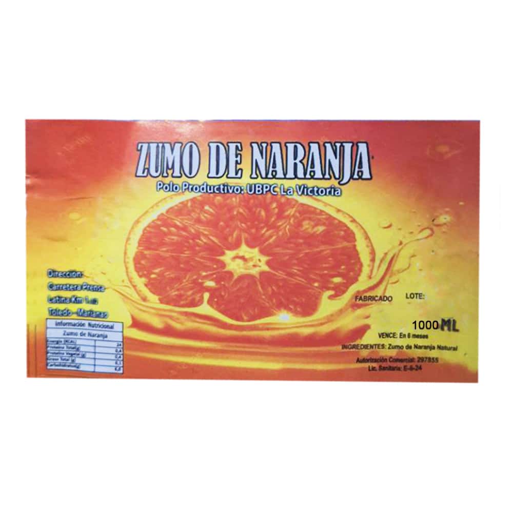 Zumo de naranja (4 x 1 L) - Miniatura 2