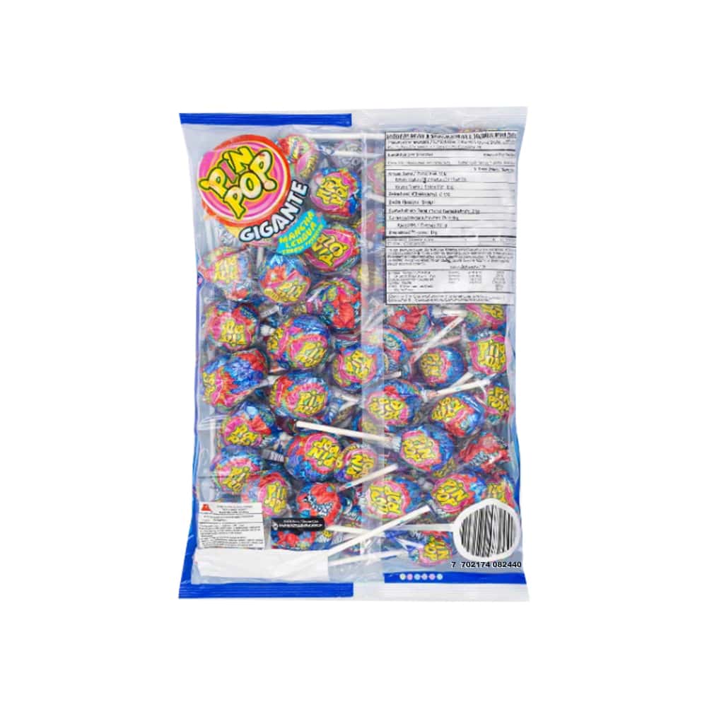 Paquete de Chupa chupa sabores surtidos XXXL Pin Pop (1.10 kg / 2.43 lb) - Miniatura 3