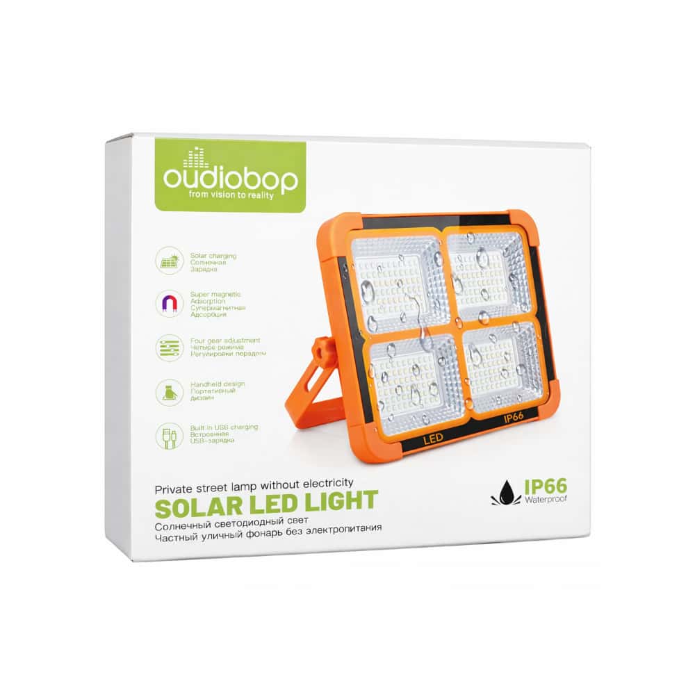 Lámpara solar portátil Oudiobop IP66 - Miniatura 3
