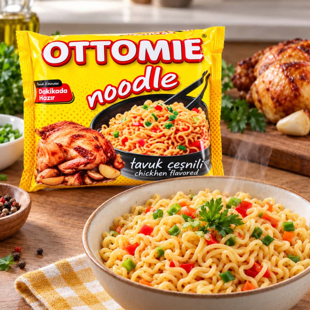 Sopa instantánea de fideos sabor pollo Ottomie (75 g / 2.65 oz) - Miniatura 4