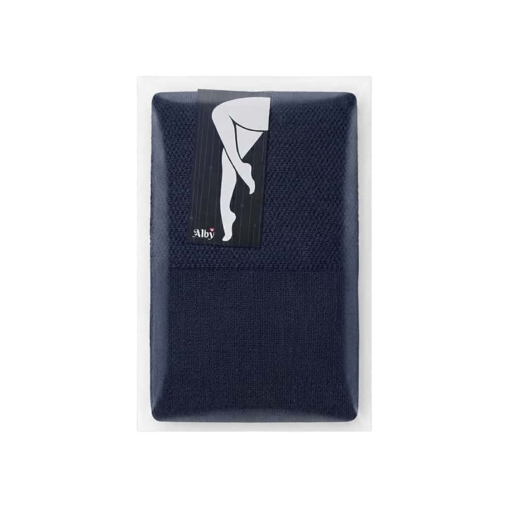 Licra larga de cintura alta color azul marino Alby (Talla única) - Miniatura 3