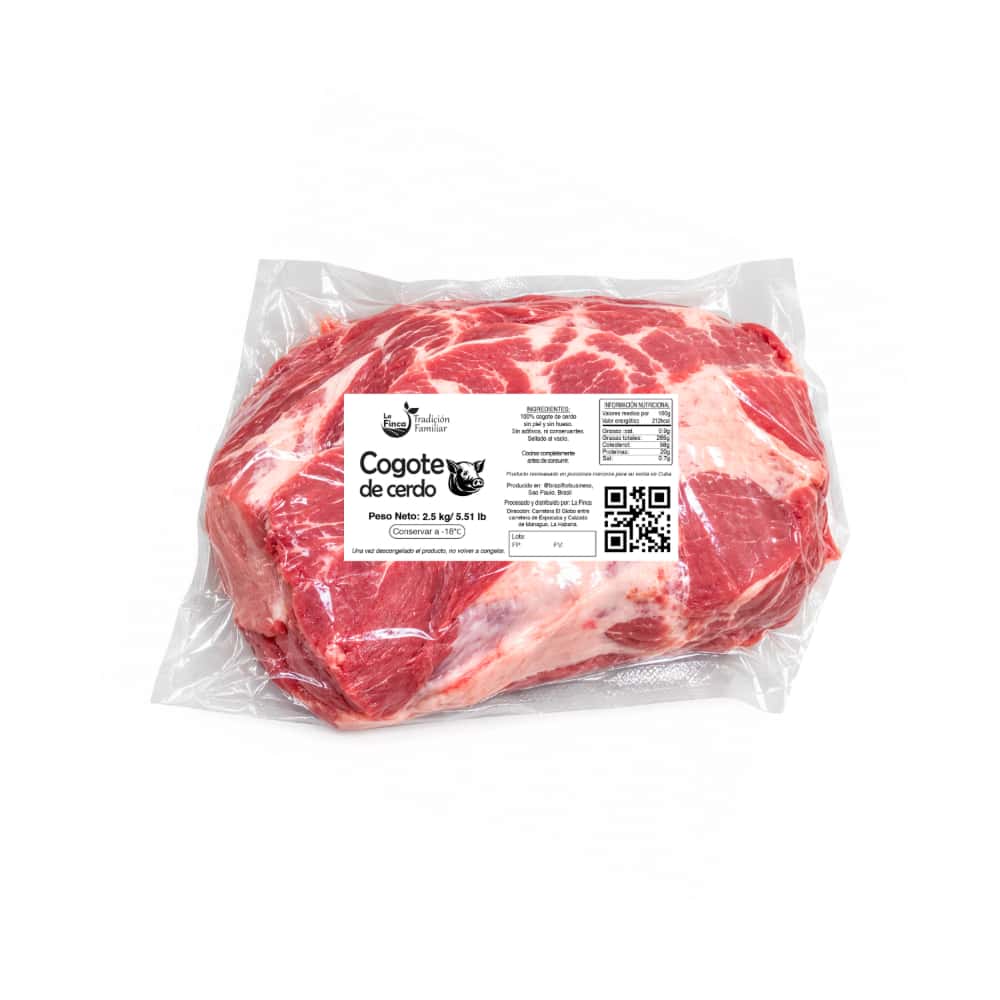 Cogote de cerdo deshuesado La Finca (2.5 kg / 5.51 lb) - Miniatura 2