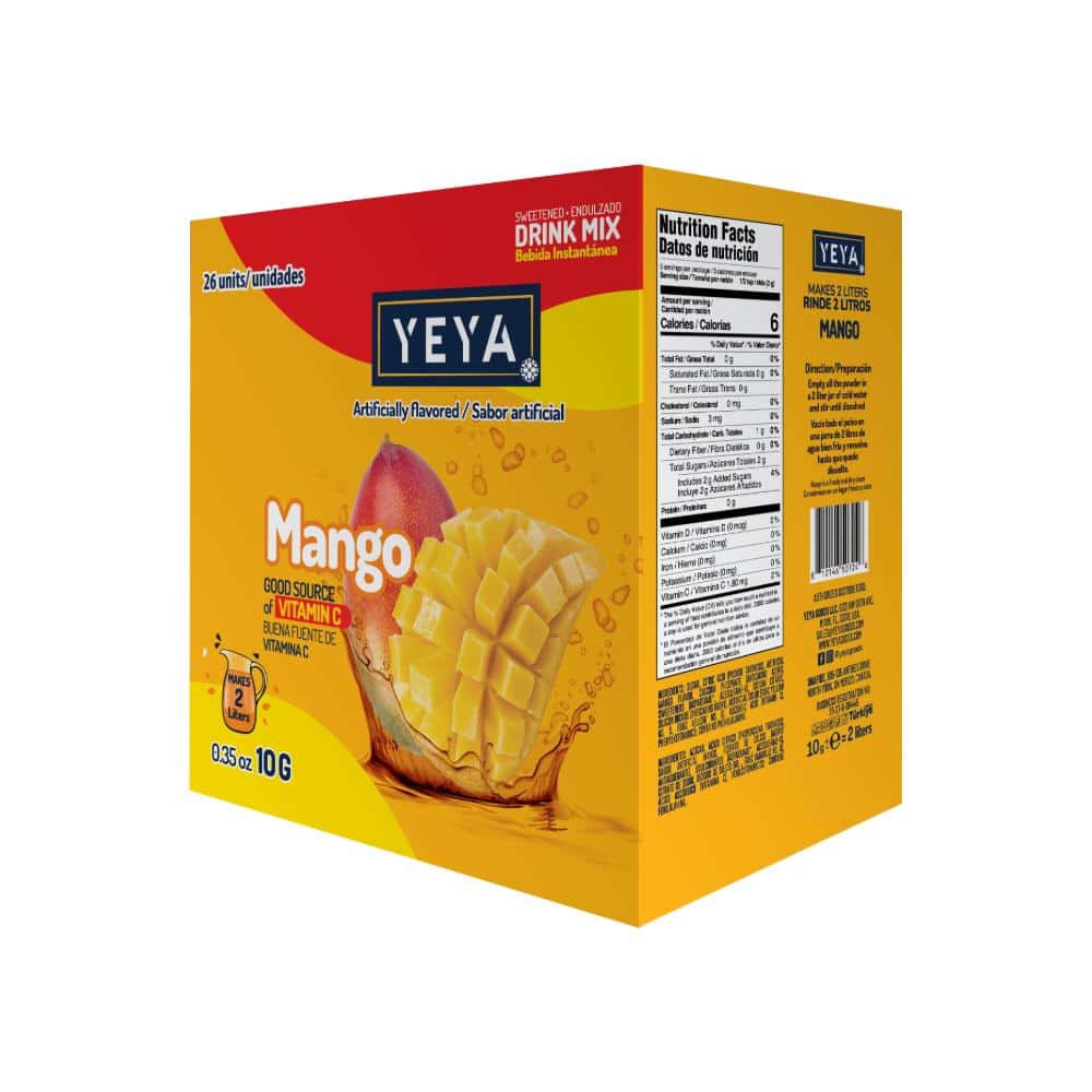 Refresco instantáneo sabor mango YEYA (26 x 10 g / 0.35 oz) - Miniatura 2