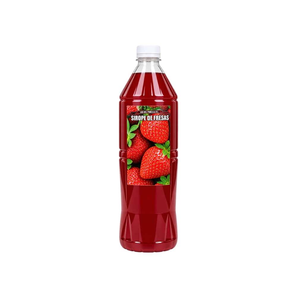 Sirope de sabor fresa Los del Pino (1500 ml) - Miniatura 1