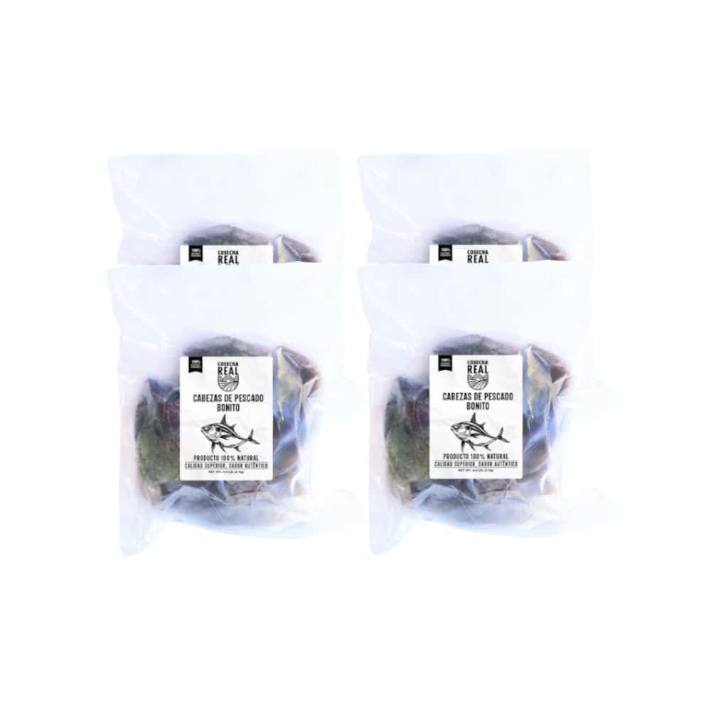 Cabezas de pescado bonito Cosecha Real (4 x 2 kg / 4.4 lb) - Miniatura 1