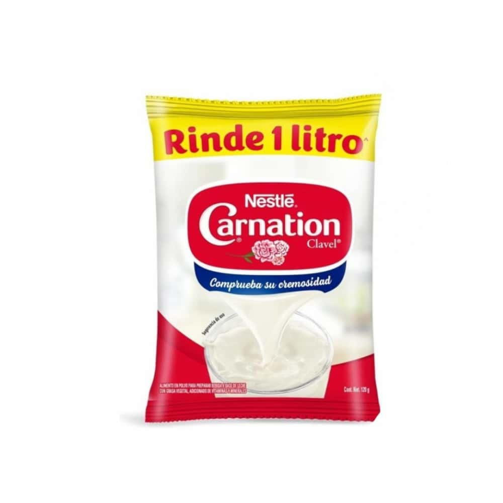 Alimento en polvo para preparar bebida a base de leche Carnation Clavel Nestlé (120 g / 4.23 oz) - Miniatura 1