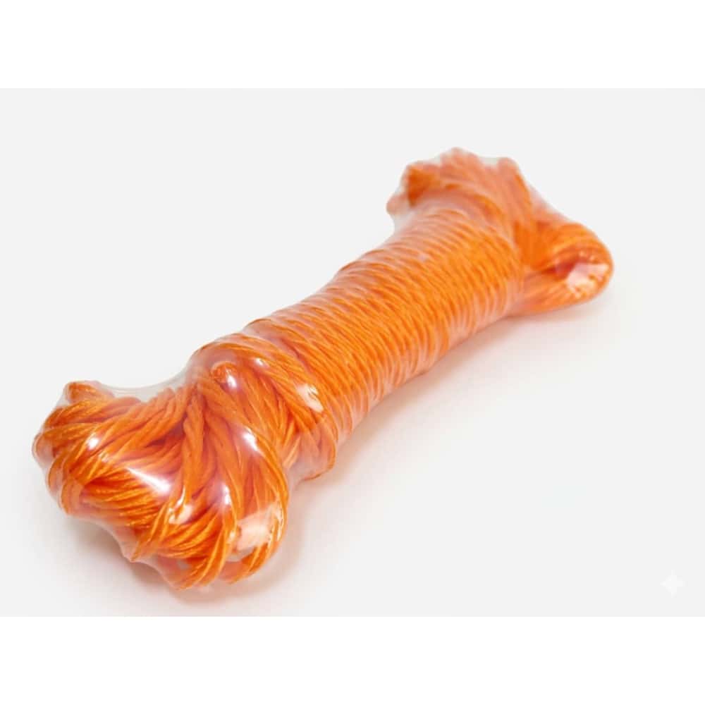 Lazo para tendedero de 10 m de largo color naranja Klintek - Miniatura 3