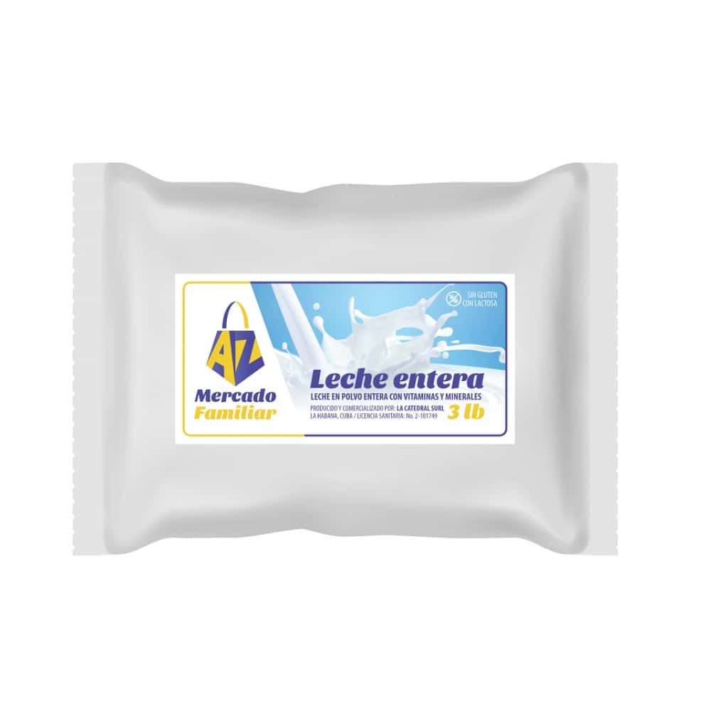 Leche entera AZ Mercado-Familiar (1.36 kg / 3 lb) - Miniatura 1